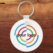 VOEG uw LOGO KLANT bedrijfsbedrijf TOE Sleutelhanger (Voorkant)
