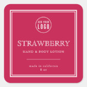 Voeg uw Logo Klassieke Eigen Colour Product Label  (Voorkant)