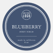 Voeg uw Logo Klassieke Eigen Colour Product Label (Voorkant)