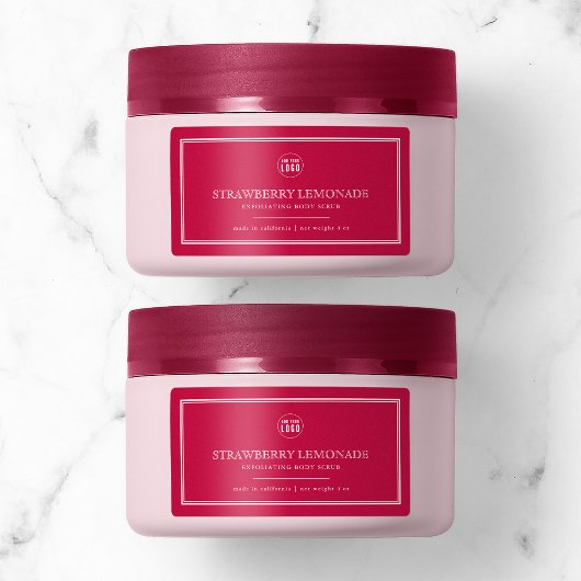 Voeg uw Logo Klassieke Eigen Colour Product Label 