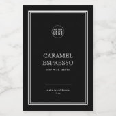 Voeg uw Logo Klassieke Eigen kleurenetiket toe Wijn Etiket (Enkel label)