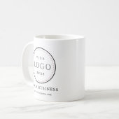 Voeg uw Logo koffie-Mok toe Koffiemok (Voorkant links)