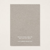 Voeg uw Logo Kraft-Kaart voor zwart beeldscherm to Visitekaartje (Achterkant)