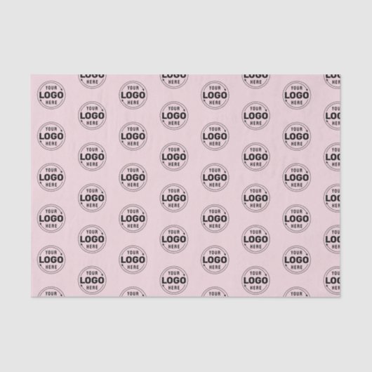 Voeg uw Logo-merkverpakking toe Tissuepapier (Voorkant)