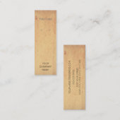 Voeg Uw Logo Mini Houten Oorbellen Displaykaart To Mini Visitekaartje (Voorkant / Achterkant)