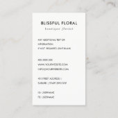 VOEG UW LOGO MINIMAL STONE TEXTURE PROFESSIONAL TO VISITEKAARTJE (Achterkant)