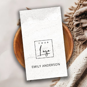 VOEG UW LOGO MINIMAL STONE TEXTURE PROFESSIONAL TO VISITEKAARTJE