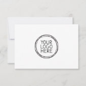 Voeg uw Logo Minimalist Business Cadeaubon toe (Voorkant)