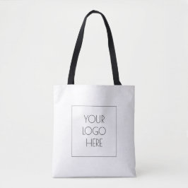 Voeg uw Logo minimalistische eenvoudige Tote Bag