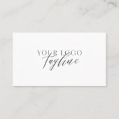 Voeg uw Logo modern, elegant en minimaal toe Visitekaartje (Voorkant)