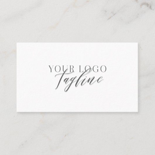 Voeg uw Logo modern, elegant en minimaal toe Visitekaartje (Voorkant)