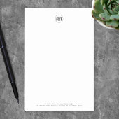 Voeg uw Logo Modern Minimalist gepersonaliseerd to Post-it® Notes