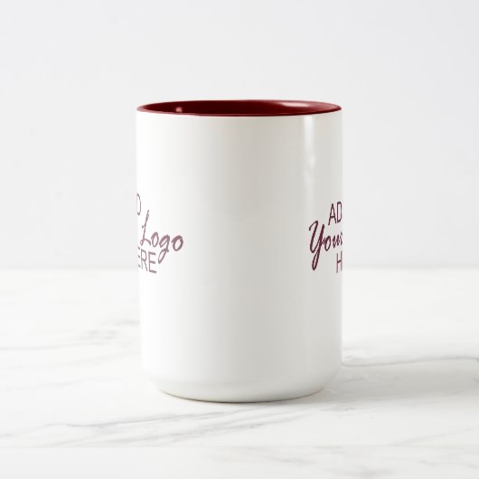 voeg uw logo mok toe (Center)