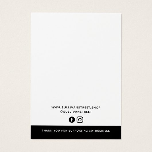 Voeg uw Logo Multi-Stud Earning Display Kaart toe (Achterkant)