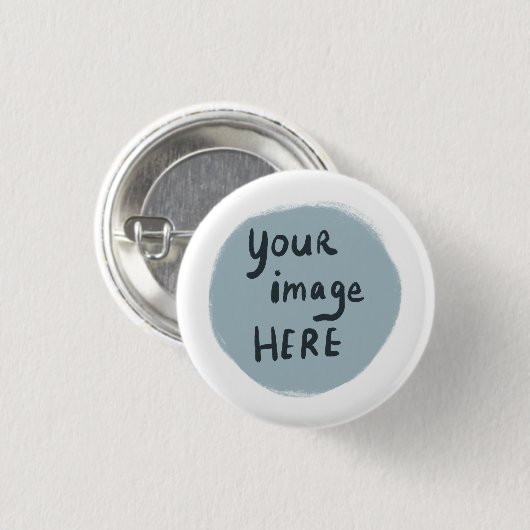Voeg uw LOGO of afbeelding CUSTOM toe  Ronde Button 3,2 Cm (Voorkant /achterkant)