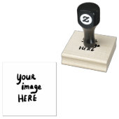 Voeg uw LOGO of afbeelding CUSTOM toe Rubberstempel (Gestempeld)