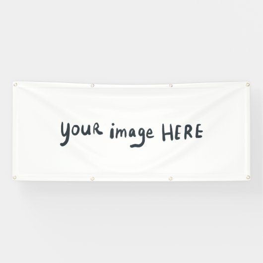 Voeg Uw LOGO of Afbeelding TOE Aangepaste Vinyl Spandoek (Horizontaal)