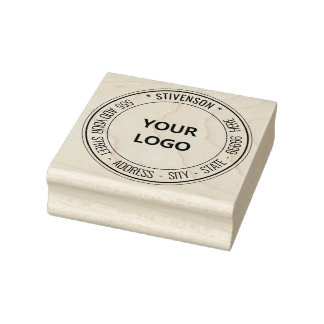 Voeg uw logo of foto toe Naam Retouradres Stempel