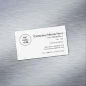 Voeg uw Logo-ontwerp toe Magnetisch Visitekaartje (Voorbeeld)