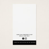 Voeg uw Logo oormerken Display Kaart toe (Achterkant)