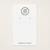 Voeg uw Logo oormerken Display Kaart toe (Voorkant)