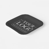 Voeg uw Logo Party tafelgerei Gold gepersonaliseer Papieren Bordje (Gebogen)