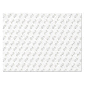 Voeg uw Logo Pattern Business promotioneel toe Tafelkleed (Voorkant (Horizontaal))