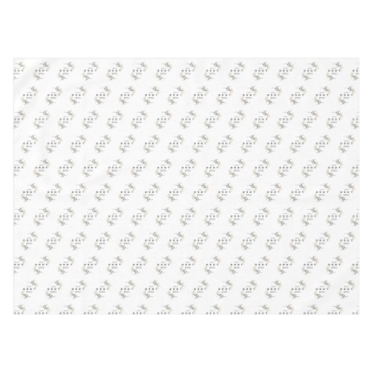 Voeg uw Logo Pattern Business promotioneel toe Tafelkleed (Voorkant (Horizontaal))