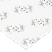 Voeg uw Logo Pattern Business promotioneel toe Tafelkleed (Gekanteld)