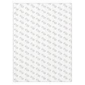 Voeg uw Logo Pattern Business promotioneel toe Tafelkleed (Voorkant)