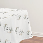 Voeg uw Logo Pattern Business promotioneel toe Tafelkleed (Voorbeeld)