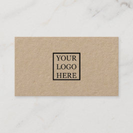 Voeg uw Logo Professional Kraft Paper toe Visitekaartje