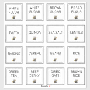 Voeg uw Logo professionele keukenopslag toe Sticker