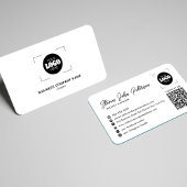Voeg uw logo professionele QR-code wit toe Visitekaartje