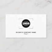 Voeg uw logo professionele QR-code wit toe Visitekaartje (Achterkant)