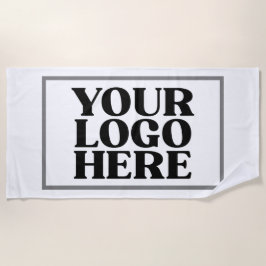 Voeg uw Logo promotiemaakhanddoek toe Strandlaken