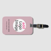 Voeg uw Logo  Roos voor zakelijk gebruik toe Bagagelabel (Voorkant (horizontaal))