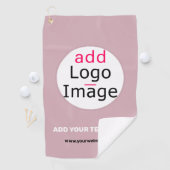 Voeg uw Logo  Roos voor zakelijk gebruik toe Golfhanddoek (Insitu)