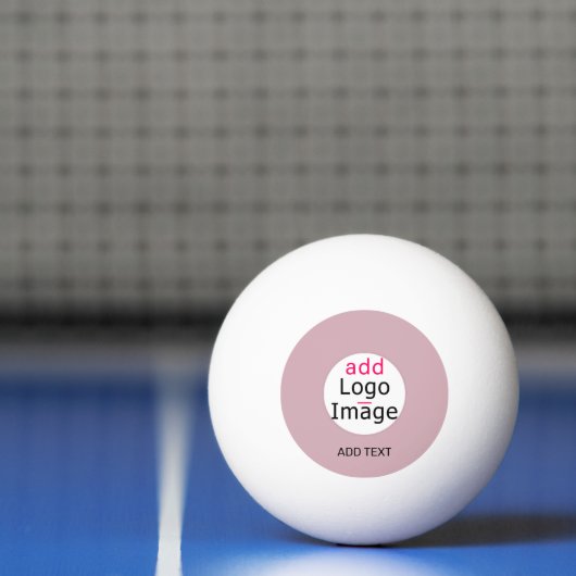 Voeg uw Logo Roos voor zakelijk gebruik toe Pingpongbal (Net)