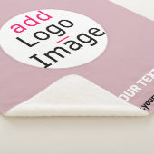 Voeg uw Logo Roos voor zakelijk gebruik toe Sherpa Deken (3/4)