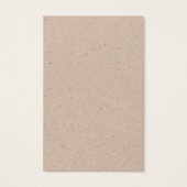 Voeg uw Logo Rustic Kraft Earring Display toe Visitekaartje (Achterkant)