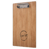 Voeg uw logo rustieke schuur hout klembord (Links)