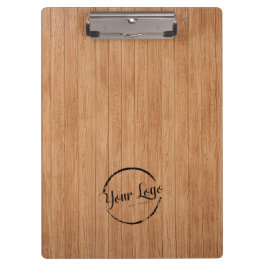 Voeg uw logo rustieke schuur hout klembord