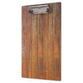 Voeg uw logo rustieke schuur hout klembord (Links)