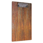 Voeg uw logo rustieke schuur hout klembord (Rechts)