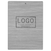 Voeg uw logo rustieke schuur hout klembord (Achterkant)