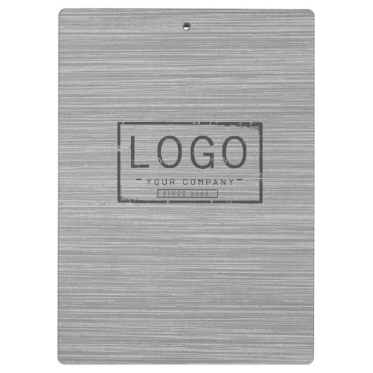 Voeg uw logo rustieke schuur hout klembord (Achterkant)