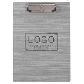 Voeg uw logo rustieke schuur hout klembord (Voorkant)