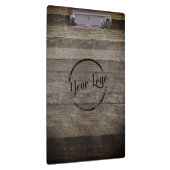 Voeg uw logo rustieke schuur hout klembord (Rechts)