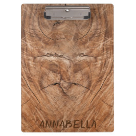 Voeg uw logo rustieke schuur hout klembord